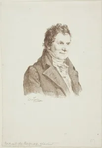 Middle Age Prints: Portrait of the Engraver Baquoy, c. 1820. Creator: Andre Dutertre