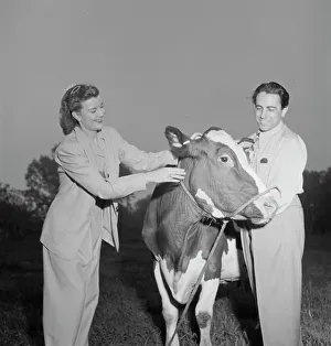 Cataluna Prints: Portrait of Enric Madriguera and Patricia Gilmore on their farm