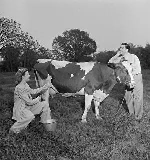 Cataluna Prints: Portrait of Enric Madriguera and Patricia Gilmore on their farm