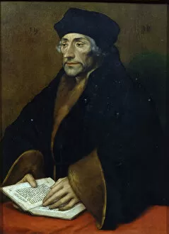 Portrait of Erasmus of Rotterdam (1467-1536), 1530. Artist: Holbein, Hans, the Younger (1497-1543)