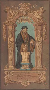 Erasmus Prints: Portrait of Erasmus of Rotterdam (1467-1536) in his Cell