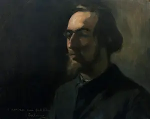 Espana Negra Prints: Portrait of Erik Satie (1866-1925)