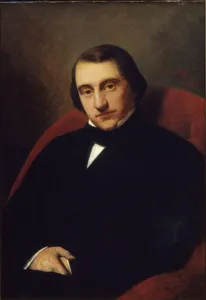 Scheffer Prints: Portrait of Ernest Renan (1823-1892), 1860. Creator: Scheffer, Henry (1798-1862)