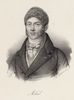Delpech Prints: Portrait of Etienne-Nicolas Mehul (1763-1817)