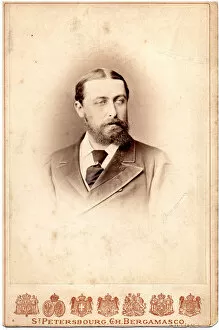 Photochrom Gallery: Portrait of Eugen Maximilianovich, 5th Duke of Leuchtenberg (1847-1901), 1870s