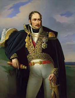 Telescope Prints: Portrait of Eugene de Beauharnais, 1831. Creator: Johann Heinrich Richter