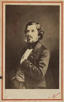 Portrait of Eugene Delacroix (1798-1863), 1858. Creator: Nadar, Gaspard-Felix (1820-1910)