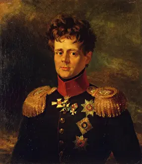Wurttemberg Prints: Portrait of Eugene, Prince of Wurttemberg (1787/88-1857), 1825. Creator: George Dawe
