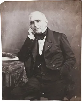 Scribe Prints: Portrait of Eugene Scribe (1791-1861), 1862. Artist: Nadar, Gaspard-Felix (1820-1910)