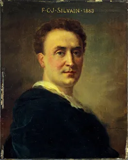 Portrait of Eugène Silvain (1851-1930), member of the Comédie-Française, 1883. Creator: Daniel Berard