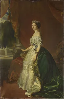 Franz Xavier 1805 1873 Prints: Portrait of Eugenie de Montijo (1826-1920)