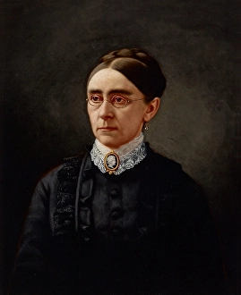 Plait Prints: Portrait of Eusebia Sewell, 1881. Creator: Barton Stone Hays