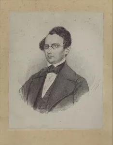 State Central Literary Museum Prints: Portrait of Evgeny Fyodorovich Korsch (1809-1897)