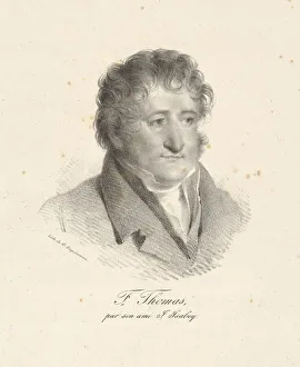 Isabey Jean Baptiste Prints: Portrait of F. Thomas, 1798-99 [or ca. 1820]. Creator: Jean-Baptiste Isabey