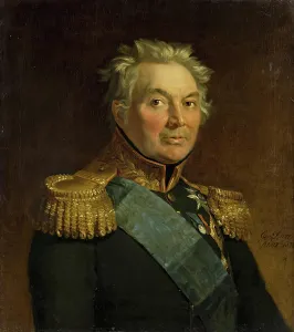 Braid Prints: Portrait of Fabian Gottlieb von der Osten-Sacken (1752-1837), 1822. Creator: George Dawe
