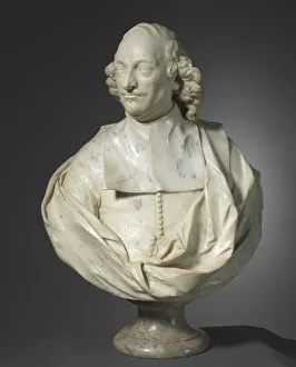 Portrait of Fabrizio Naro, c. 1680. Creator: Domenico Guidi (Italian, 1625-1701)