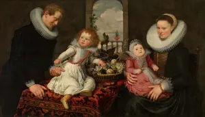 Encourage Prints: Portrait of a Family, 1599-1601. Creator: Anon