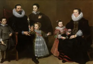 Vos Cornelis De Prints: Portrait of a Family, 1631. Creator: Cornelis de Vos