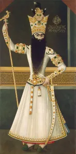 Portrait of Fath Ali Shah Standing, (1797-1834), 1810
