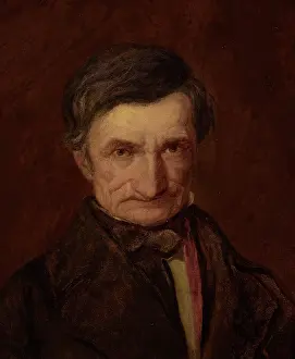 1855 Prints: Portrait of Father, 1855. Creator: Franciszek Tepa