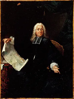Geographer Prints: Portrait of Father Jean de Lagrive (1689-1757)