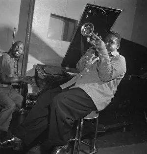 Portrait of Fats Navarro and Tadd Dameron, New York, N.Y. 1946. Creator: William Paul Gottlieb