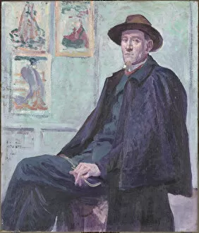1901 Gallery: Portrait of Felix Feneon, 1901. Creator: Luce, Maximilien (1858-1941)