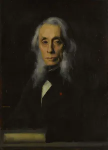 Archaeologist Prints: Portrait de Félix Ravaisson-Mollien, 1889. Creator: Jean Jacques Henner