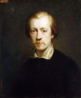 Portrait of Félix Ziem (1821-1911), c. 1850. Creator: Ricard