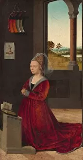 Wimple Gallery: Portrait of a Female Donor, c. 1455. Creator: Petrus Christus