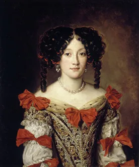 Louis Xiii Prints: Portrait de femme, between 1659 and 1700. Creator: Jacob Ferdinand Voet