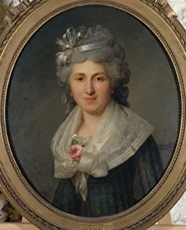 Antoine Vestier Prints: Portrait de femme, 1792. Creator: Antoine Vestier