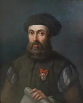 Portrait of Ferdinand Magellan, 19th century. Creator: Anonymous