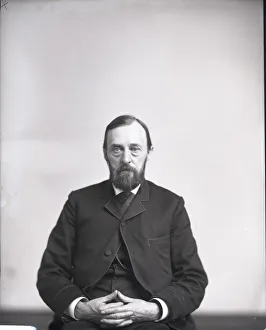 Geologist Gallery: Portrait of Ferdinand Vandeveer Hayden (1829-1887), 1880s