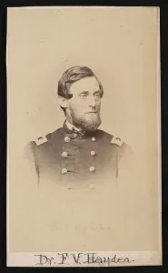 Portrait of Ferdinand Vandeveer Hayden (1829-1887), Circa 1860s. Creator: Henry Ulke