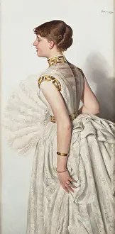 Maria Prints: Portrait of the Fiancee, 1887. Creator: Jacek Malczewski