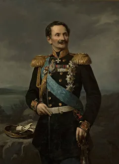 January Uprising Prints: Portrait of the Field Marshal Count Friedrich Wilhelm von Berg (1794-1874)