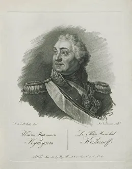 Portrait of Field Marshal Prince Mikhail Kutuzov (1745-1813), 1813 Portrait of Field Marshal Prince Mikhail Kutuzov (1745-1813), 1813