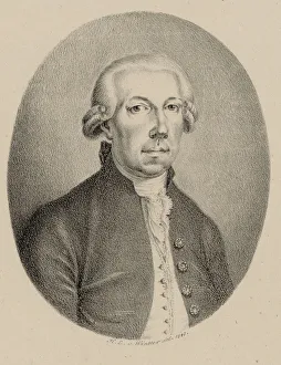 Portrait of the flautist and composer Friedrich Hartmann Graf (1727-1795), 1800s