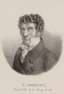 Drouet Prints: Portrait of the flautist and composer Louis Drouet (1792-1873)