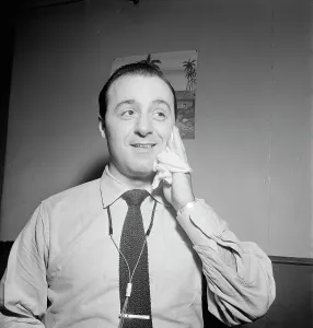 Portrait of Flip Phillips, Three Deuces(?), New York, N.Y. ca. June 1947. Creator: William Paul Gottlieb