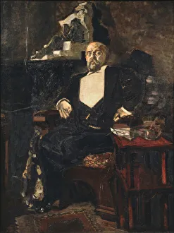 Images Dated 6th June 2013: Portrait of the Founder of the first Russian Private Opera Savva Mamontov (1841-1918), 1897