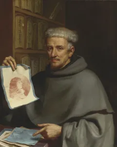 Guercino 1591 1666 Prints: Portrait of Fra Bonaventura Bisi (1601-1659), called Il Pittorino