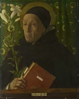 National Gallery Collection: Portrait of Fra Teodoro of Urbino as Saint Dominic, 1515. Artist: Bellini, Giovanni (1430-1516)