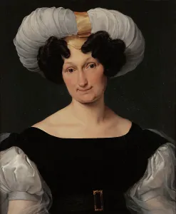 Hayez Prints: Portrait of Francesca Majnoni d'Intignano, 1829. Creator: Hayez, Francesco (1791-1882)