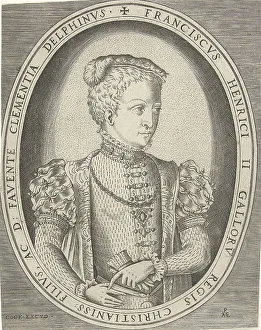 Francis Ii Prints: Portrait of Francis II of France (1544-1560). Artist: Heyden, Pieter, van der (1538-1572)
