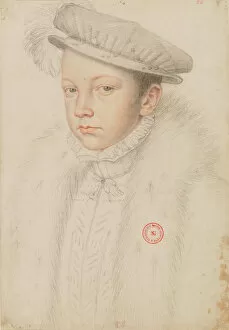Black Chalk And Sanguine On Paper Gallery: Portrait of Francis II of France (1544-1560), 1560