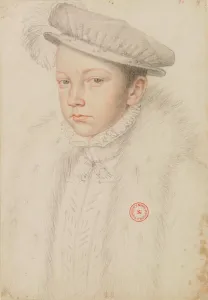Clouet Prints: Portrait of Francis II of France (1544-1560), 1560