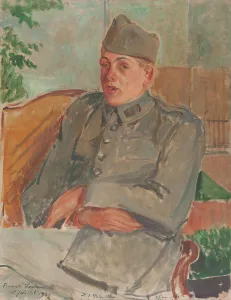 Portrait of Francis Poulenc, 16–07–1920. Creator: Jacques Emile Blanche