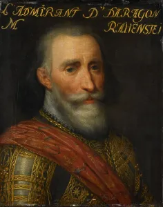 Jan Antonisz Van Ravesteyn Workshop Of Prints: Portrait of Francisco Hurtado de Mendoza (1546-1623)